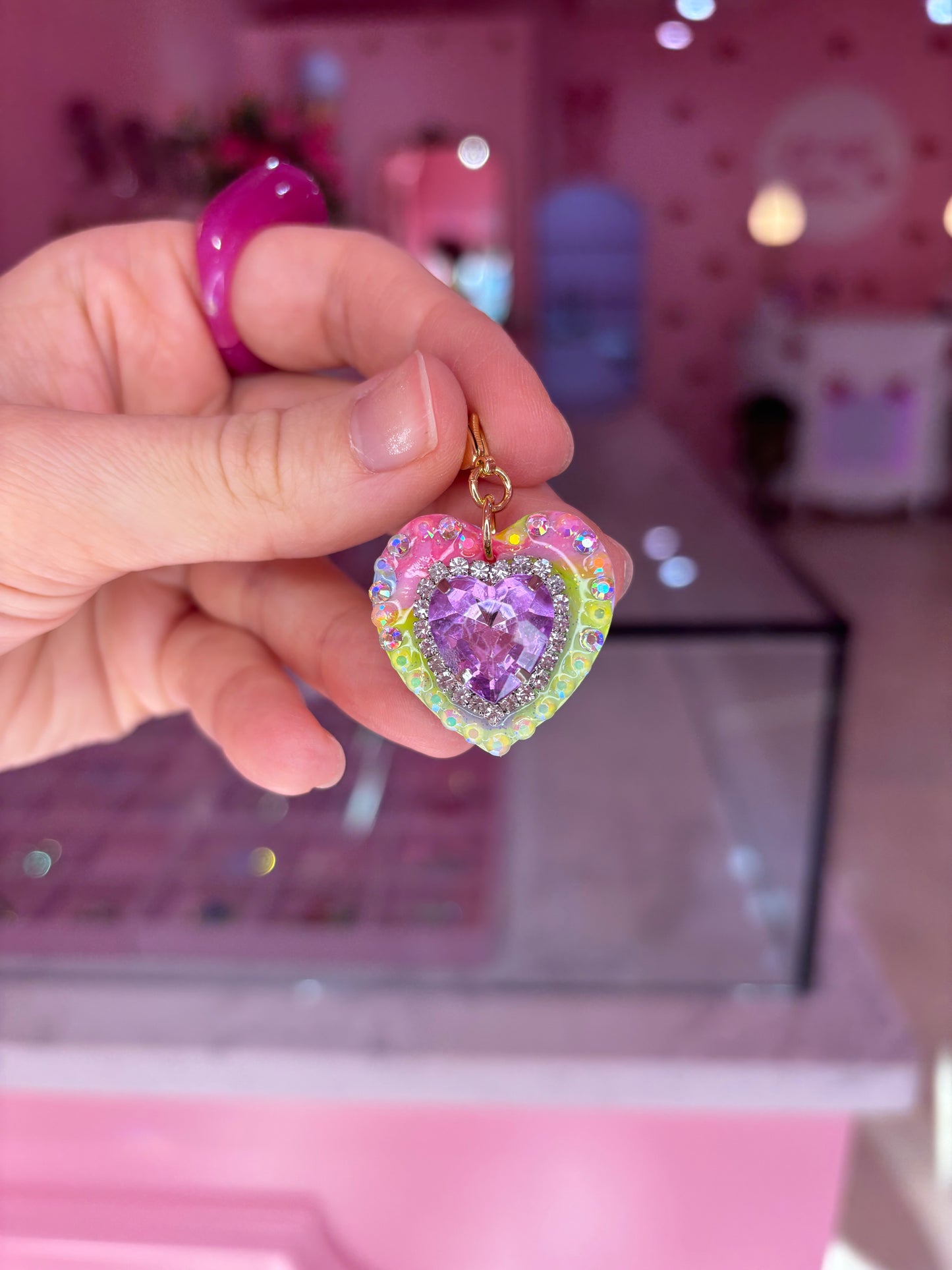 Limelight Medium Heart Charm
