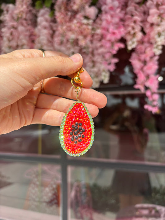Papaya Bag Charm