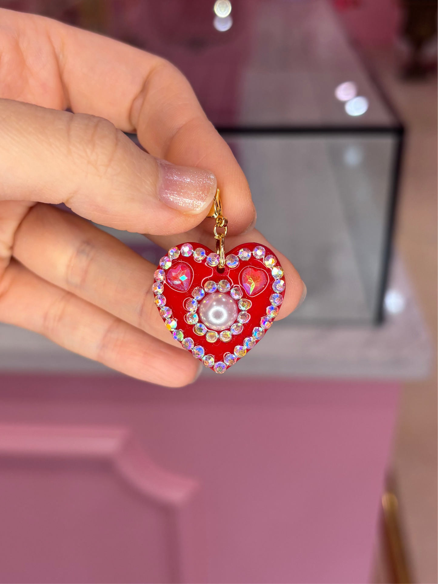 Medium Red Heart Charm