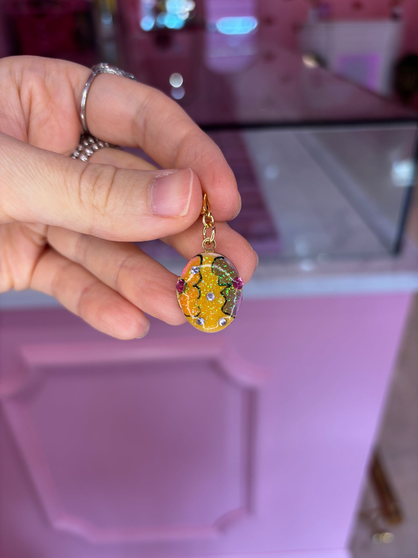Reworked Floral Locket