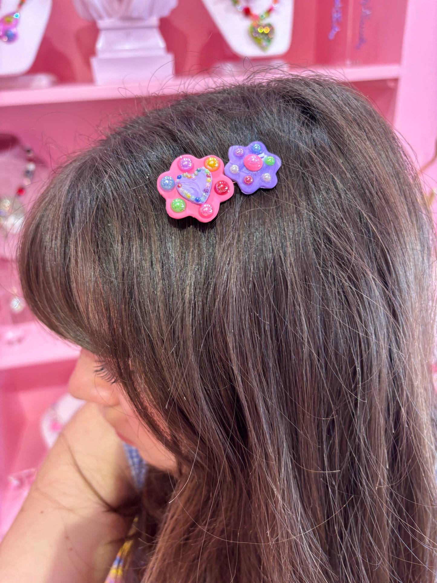 Candy Flower Hair Clip