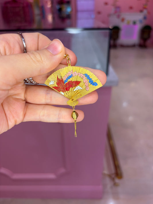 Vintage Fan Charm