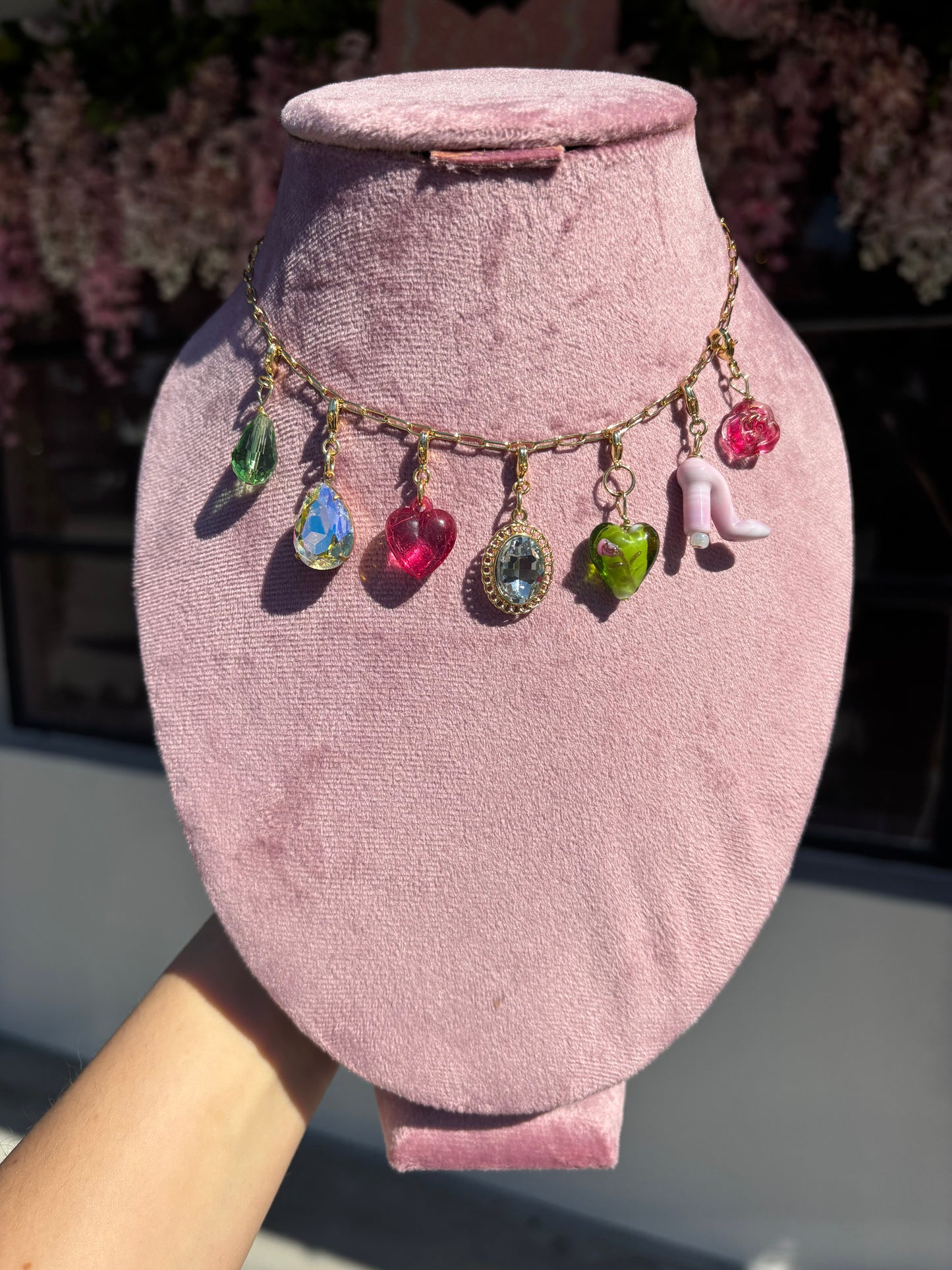 Bubbles & Sparkles Charm Necklace