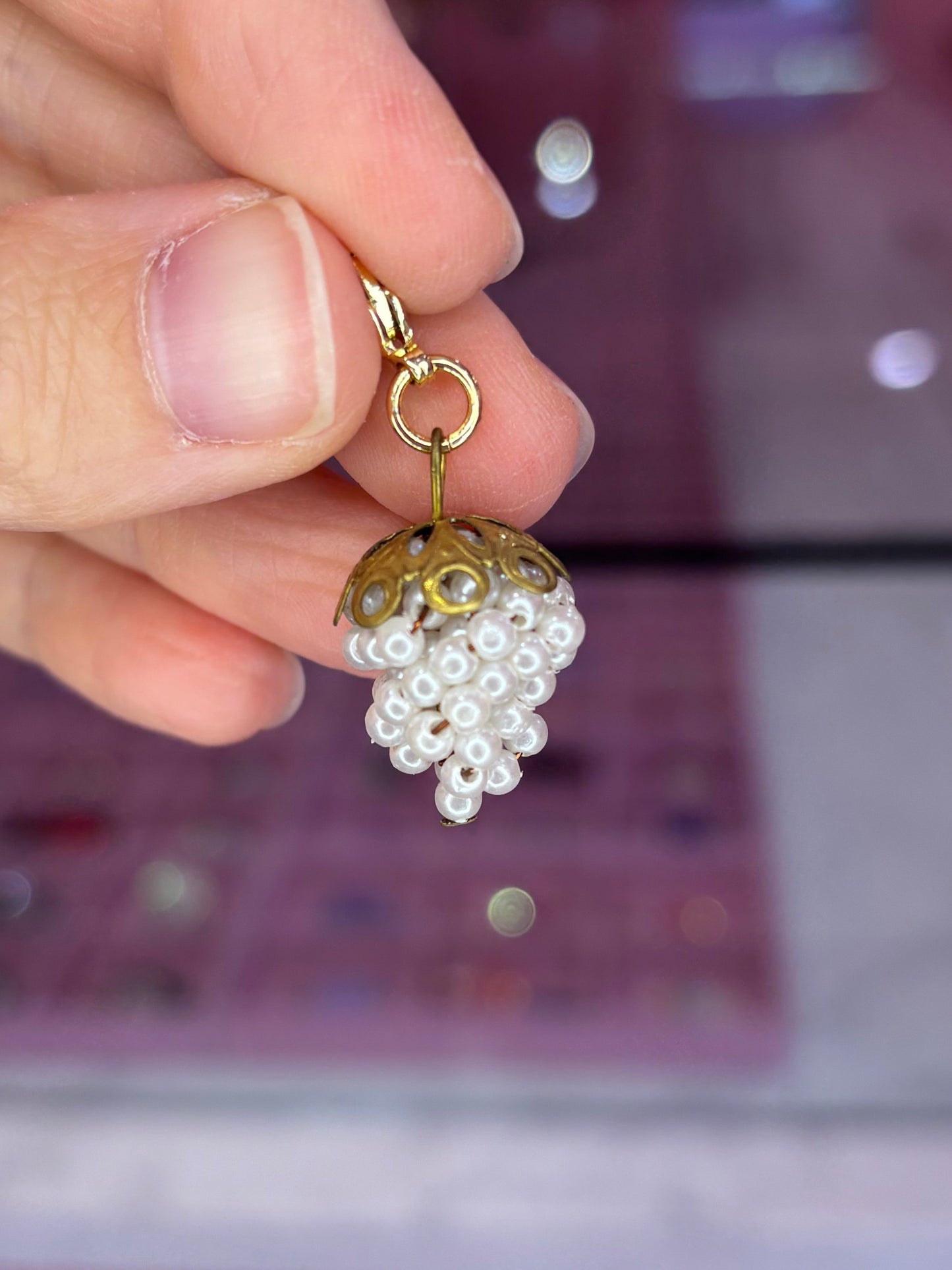 Vintage 1950s Grape Charms