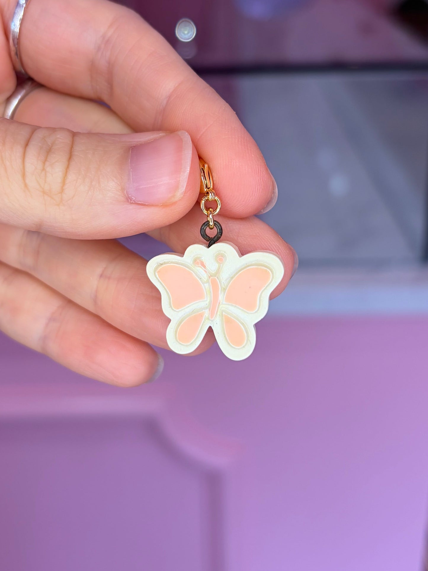 Y2K Butterfly Charm