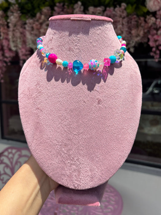 Blue Raspberry Necklace