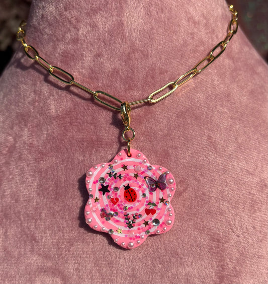 Spiraling into Wonderland Charm