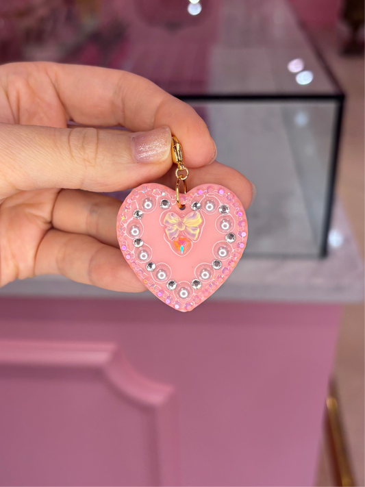 Large Coquette Pink Charm