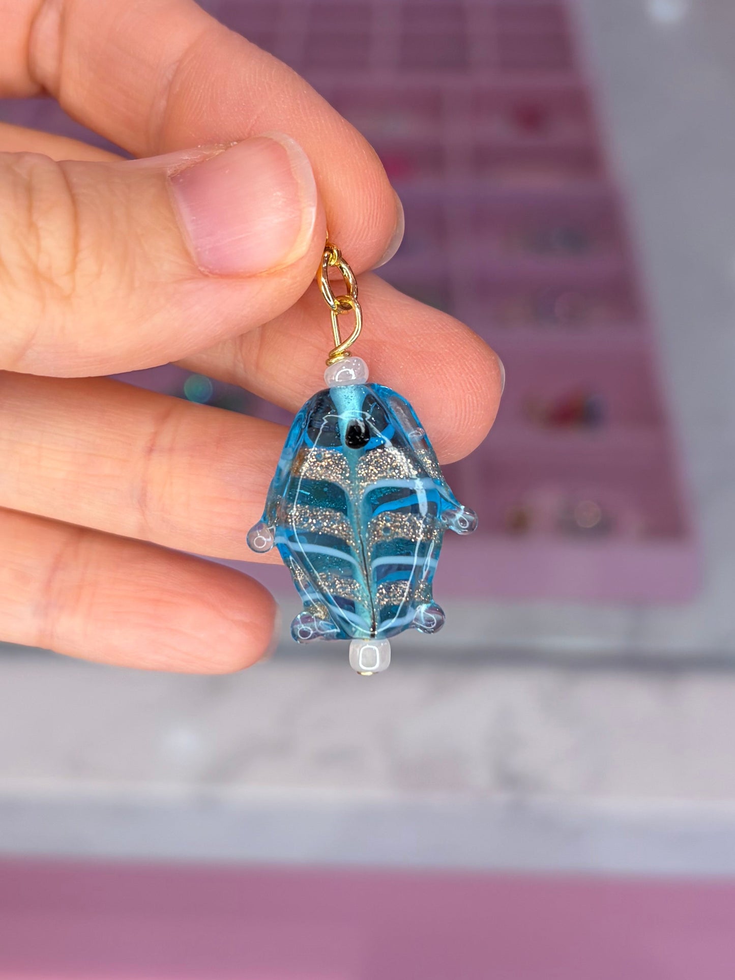 Glass Fish Charm
