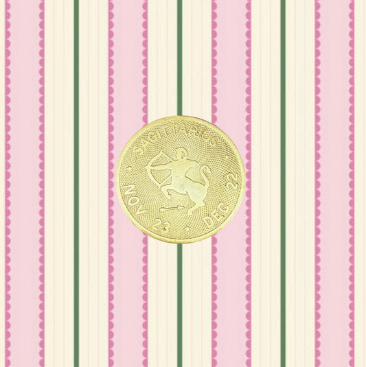 Vintage Sagittarius Charm