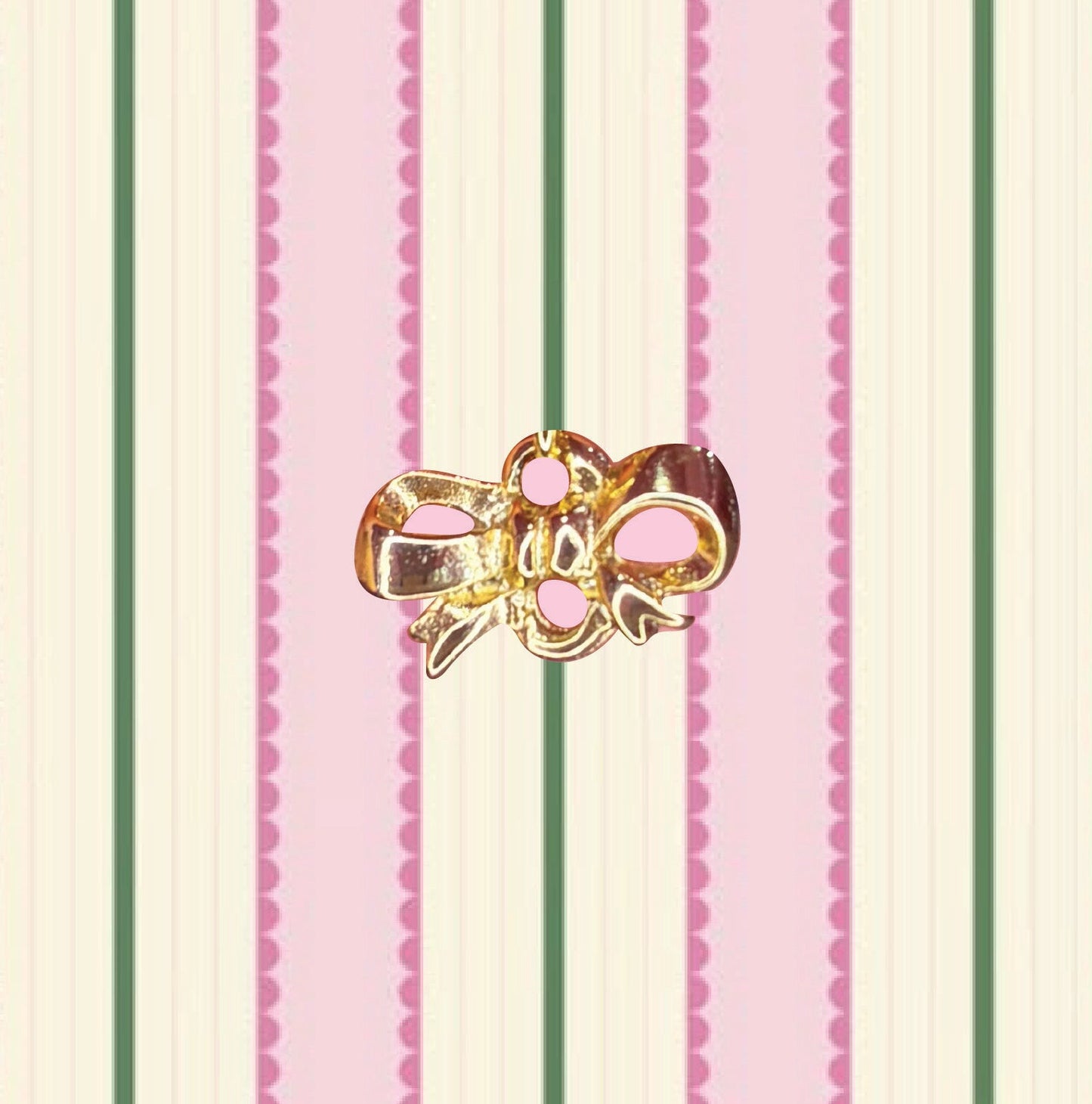 Gold Bow Charm