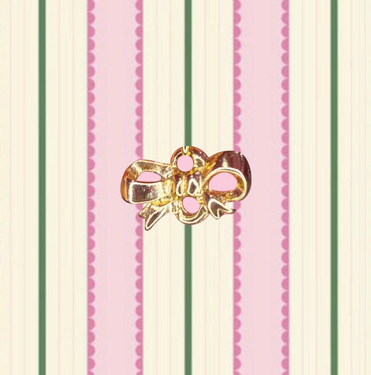 Gold Bow Charm