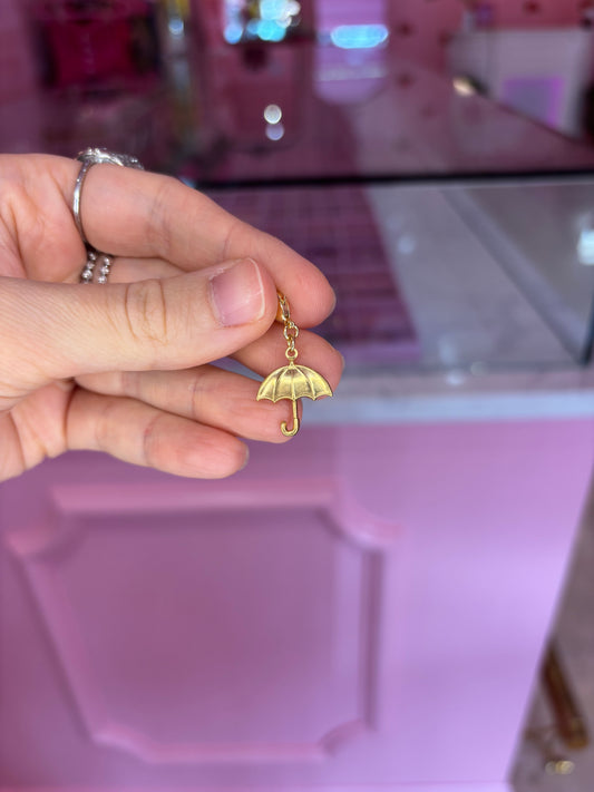Brass Umbrella Charm