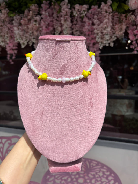 Shrooms & Ducks Necklace