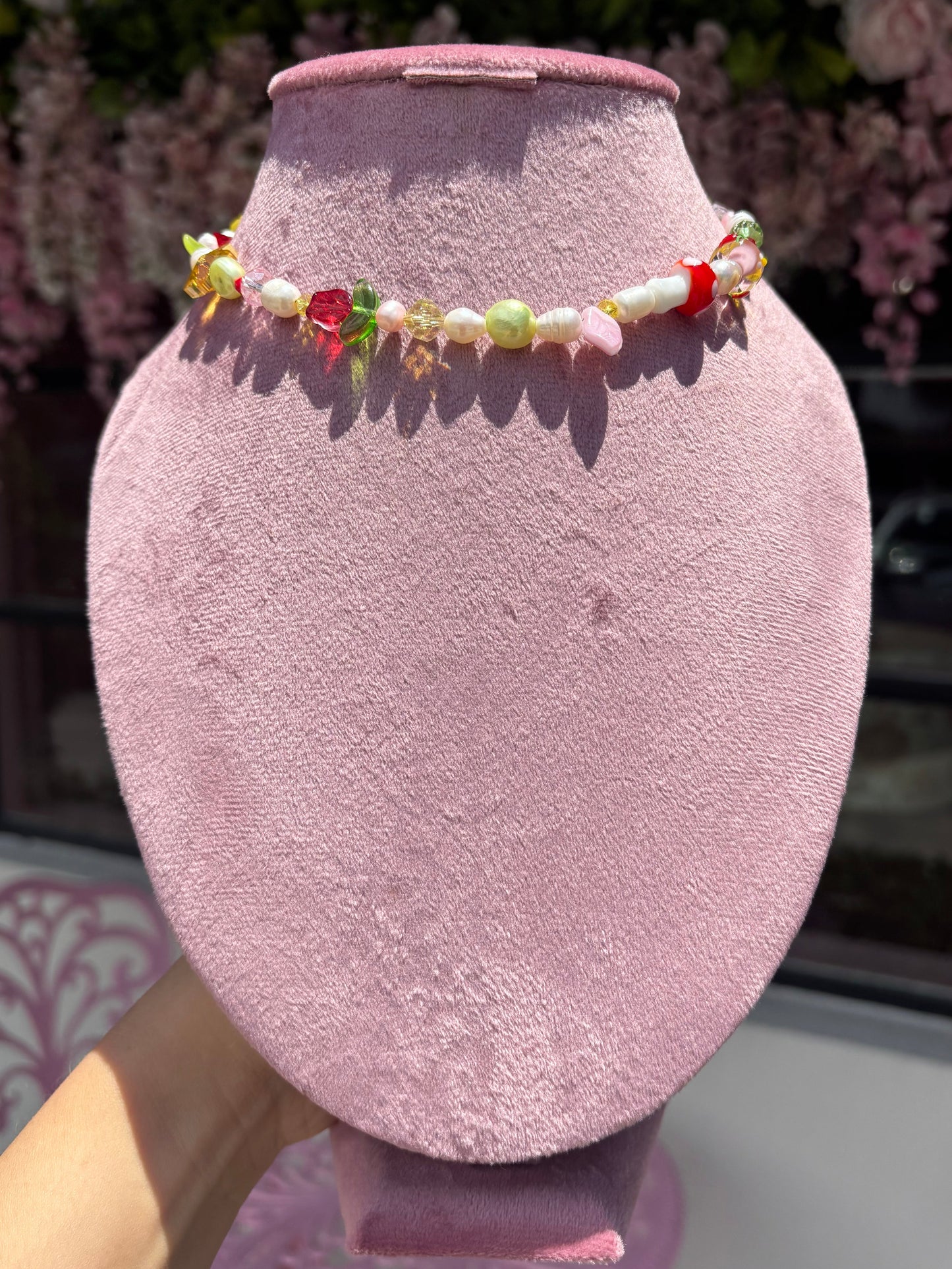 Mushroom Garden Necklace