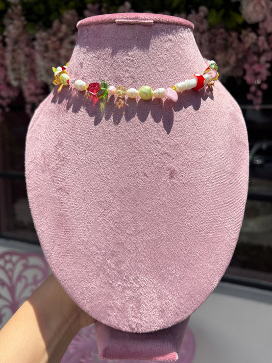Mushroom Garden Necklace