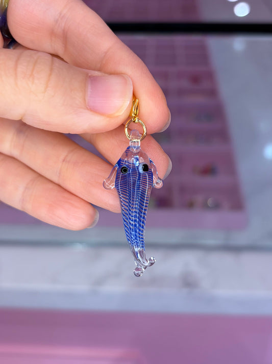 Handblown Glass Fish Charm