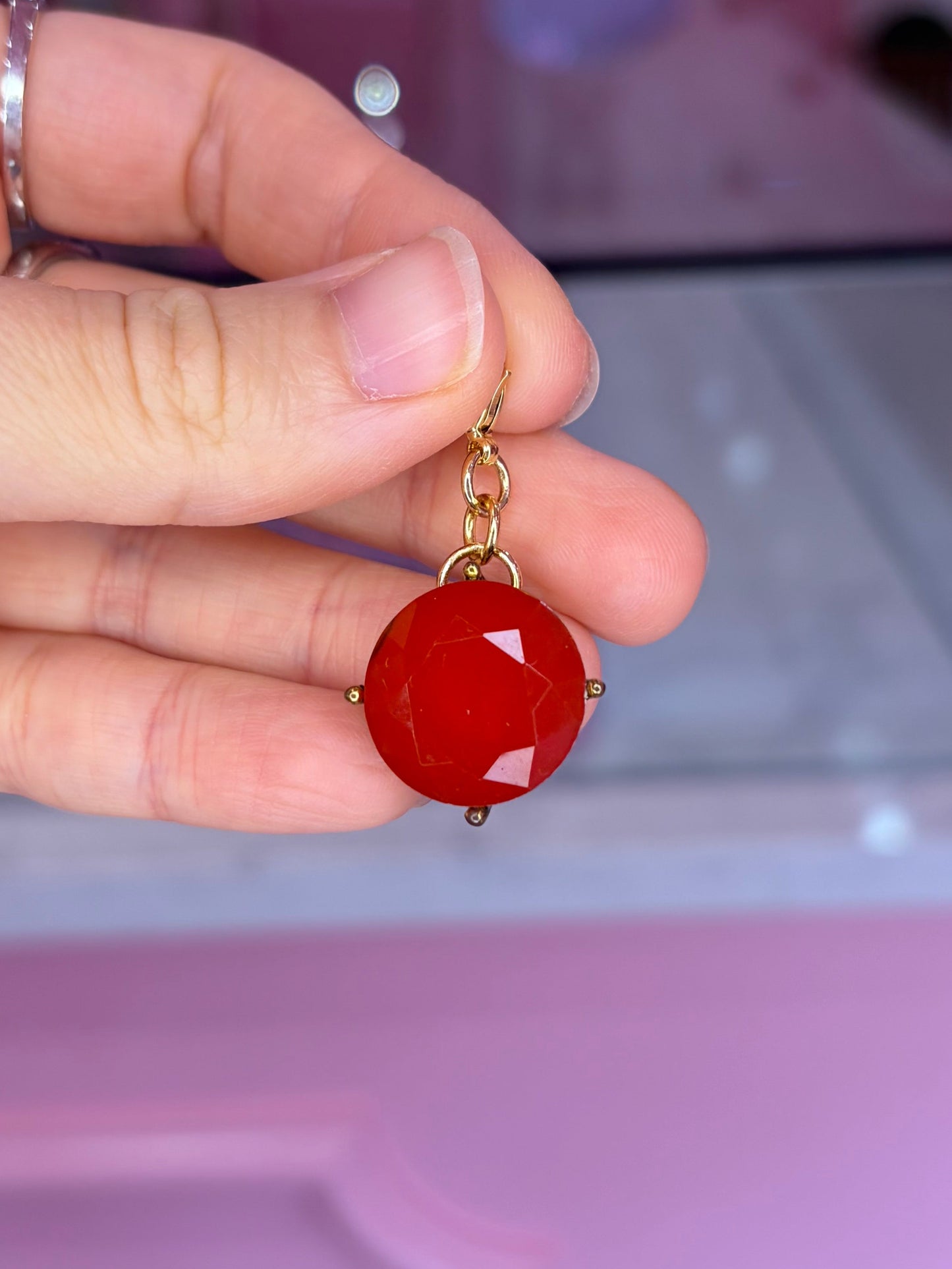 Vintage Burnt Orange Betsey Johnson Charm