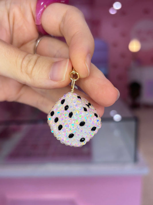 Handscuplted Dice Charm