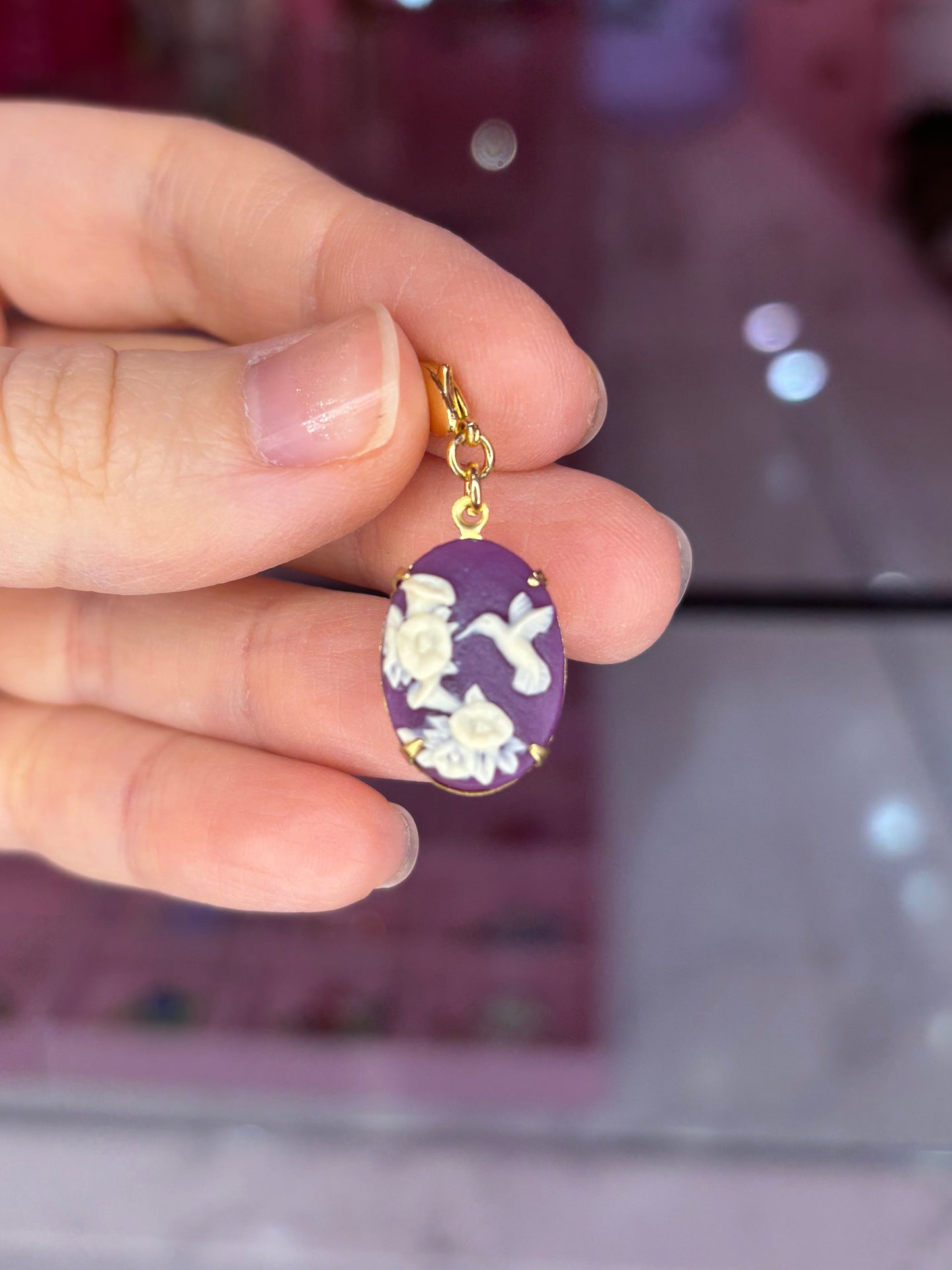 Vintage Hummingbird Charm