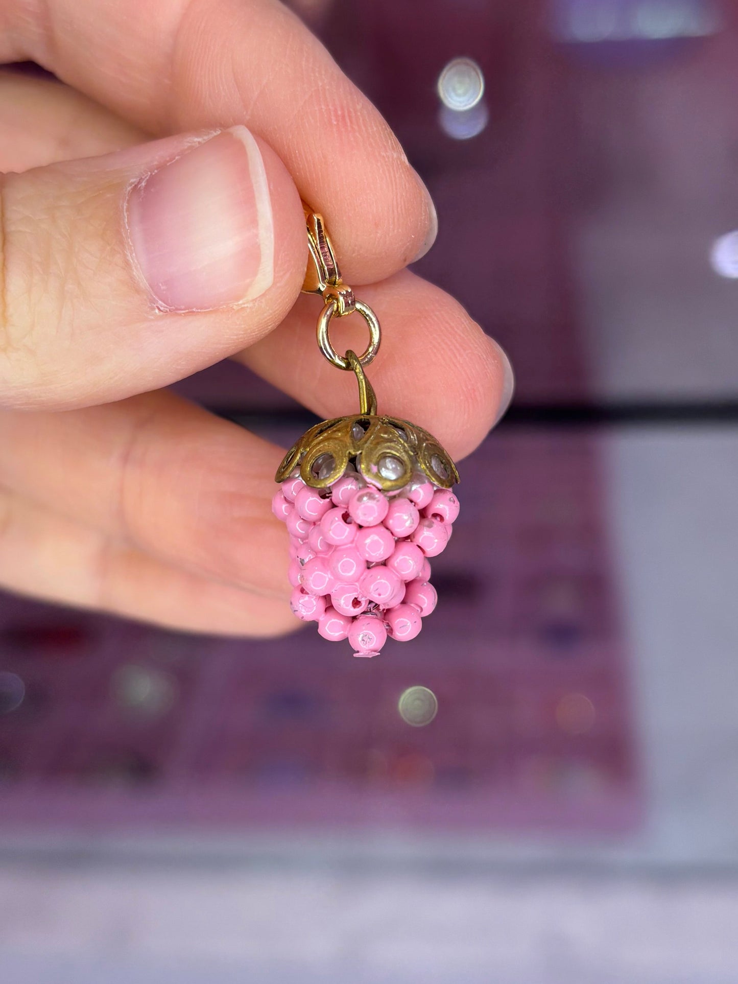 Vintage 1950s Grape Charms