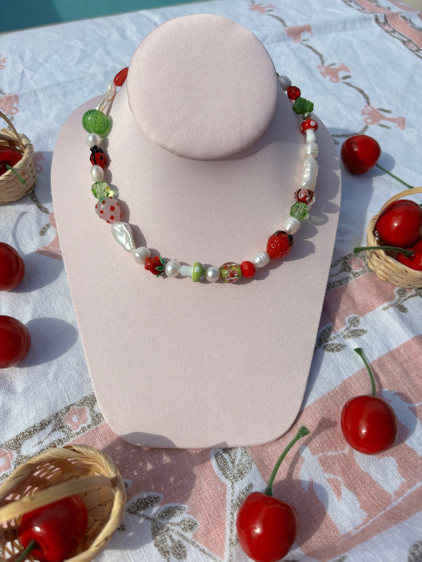 Strawberries Galore Necklace