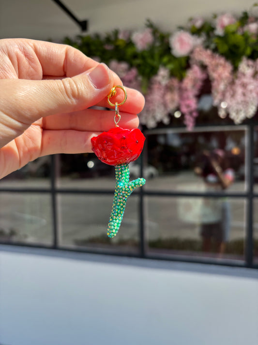 Rose Bag Charm