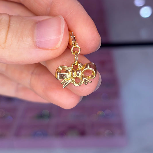 Gold Bow Charm