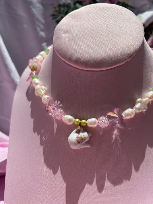 Tea Party Pearl Necklace