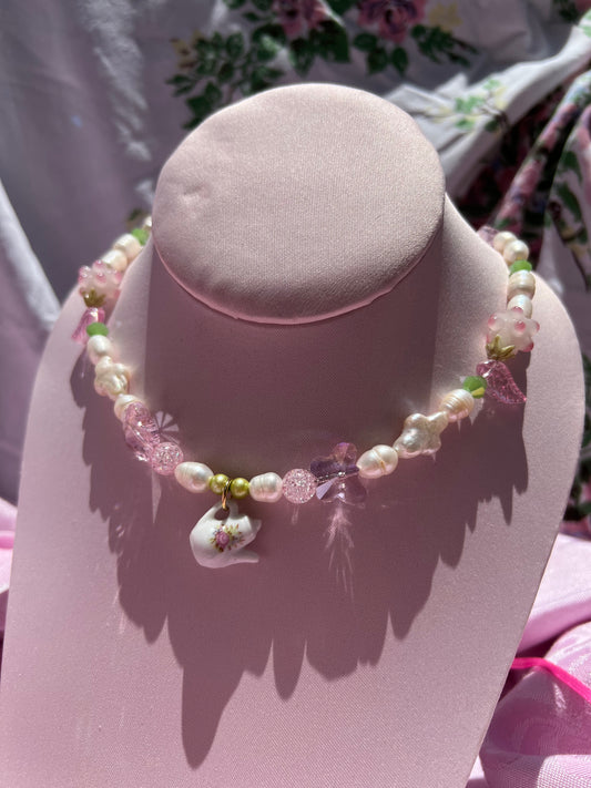 Tea Party Pearl Necklace