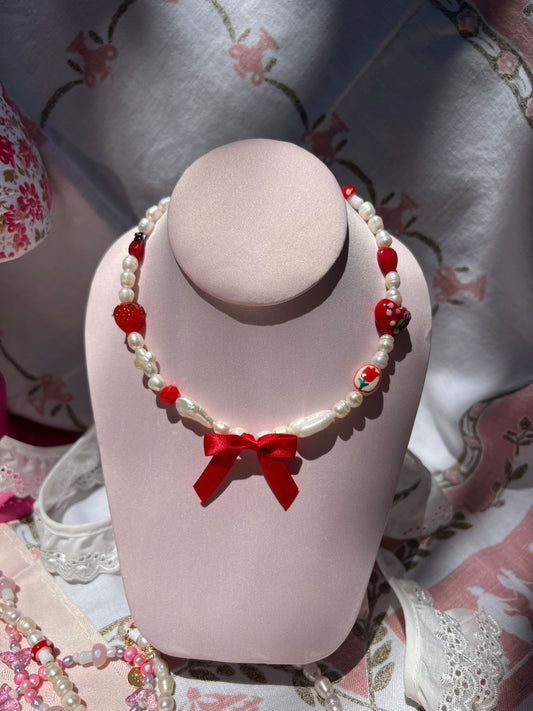 Red Picnic Necklace