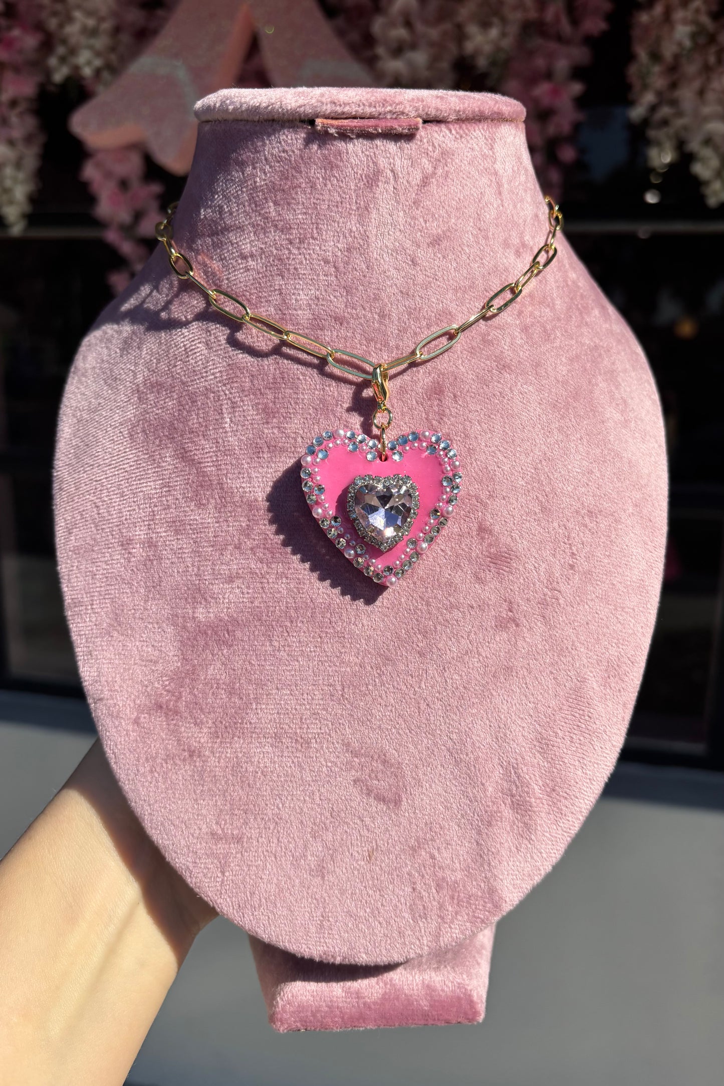 Pink Princess Charm Necklace