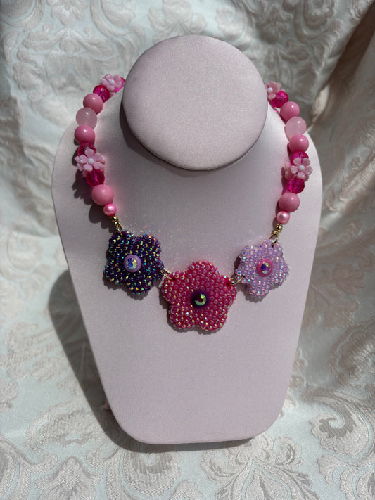 Flower Trio Necklace