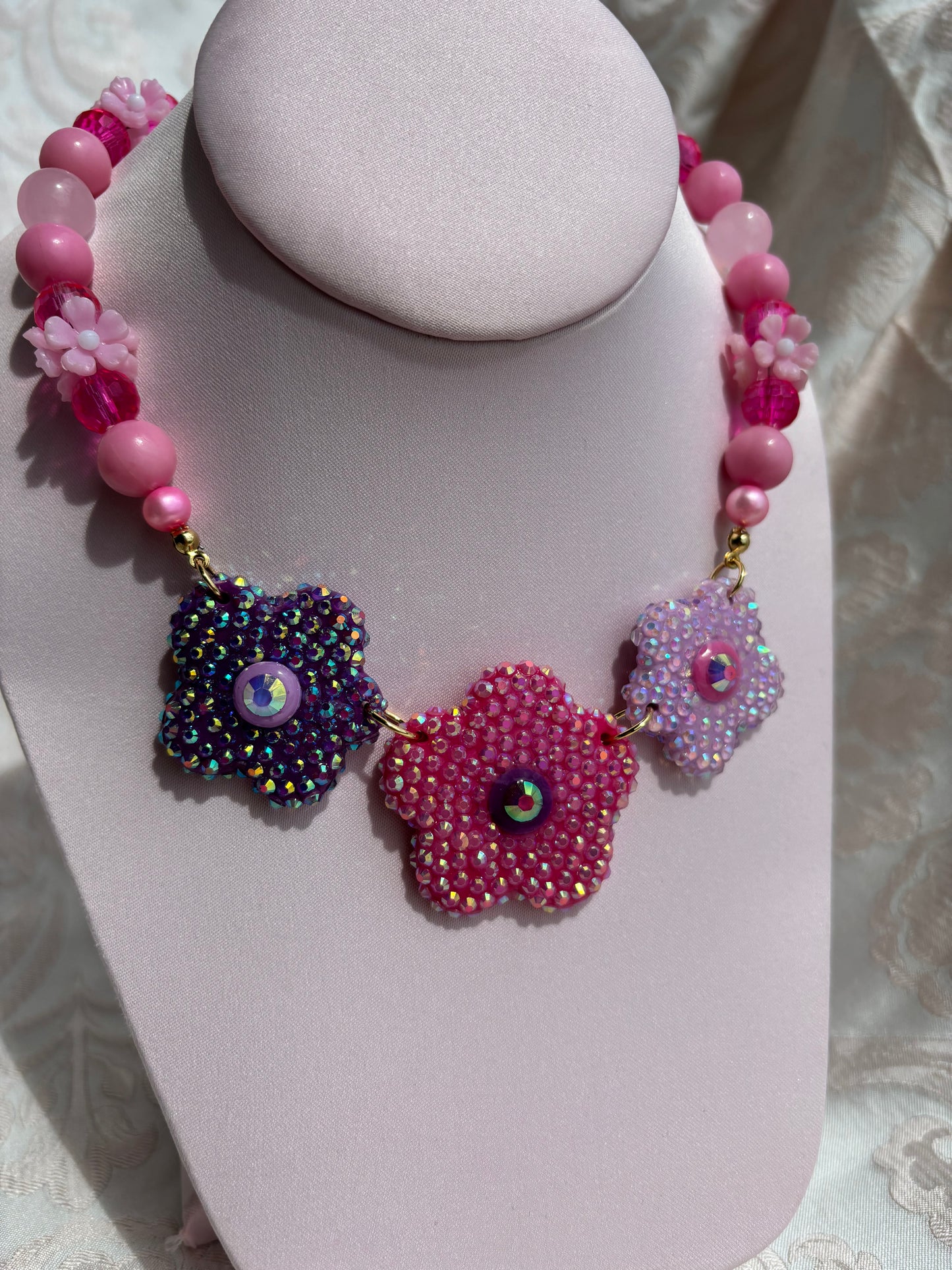 Flower Trio Necklace