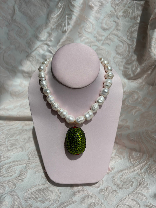 Olive You Charm Necklace