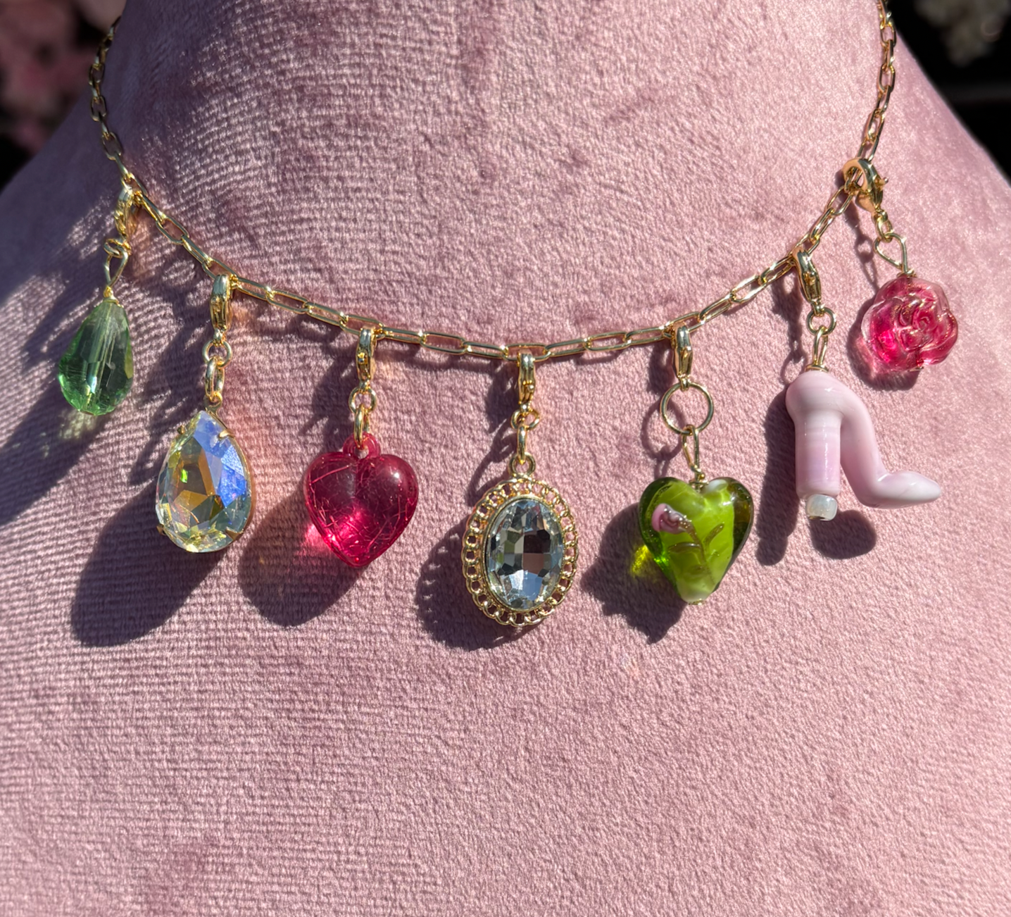 Bubbles & Sparkles Charm Necklace