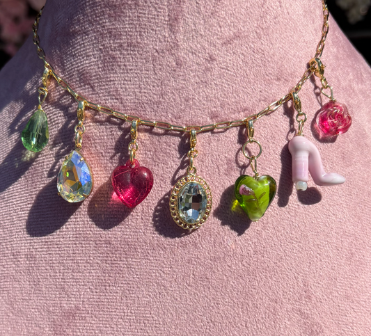 Bubbles & Sparkles Charm Necklace