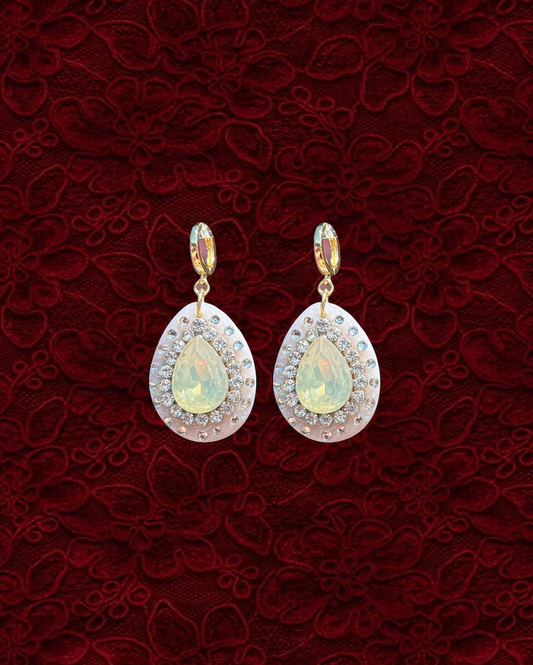 The First Fall Crystal Earrings